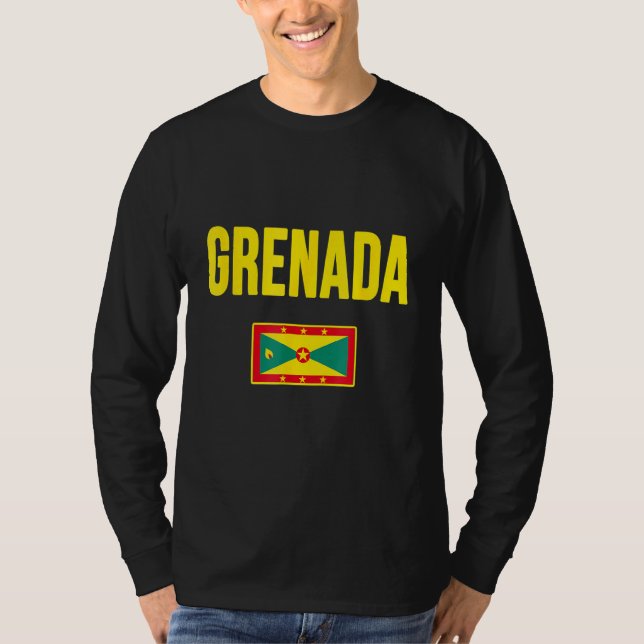 Grenada Flag 1 T-Shirt (Vorderseite)