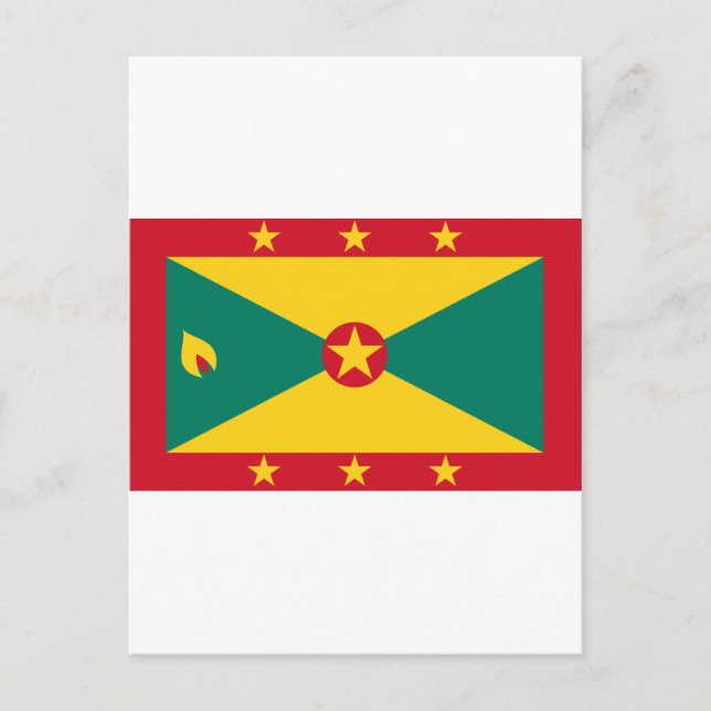 Grenada Flag GD Postkarte (Vorderseite)