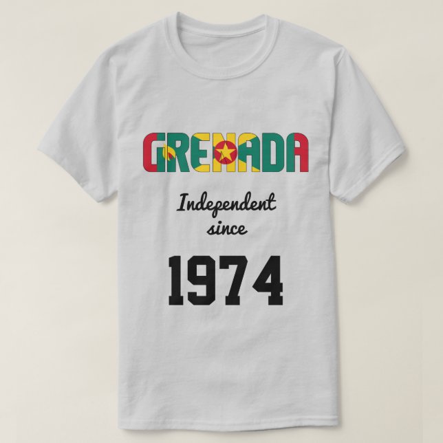 Grenada Flag Independence Celebration T-Shirt (Design vorne)
