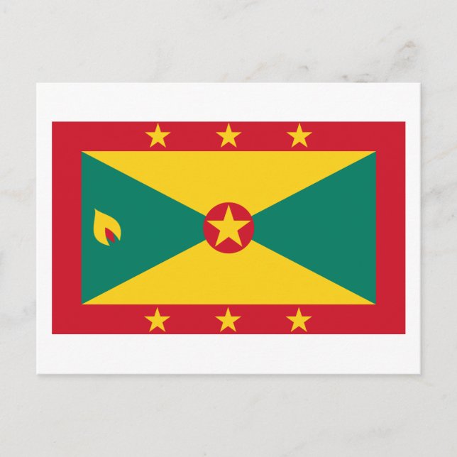 Grenada Flag Postkarte (Vorderseite)