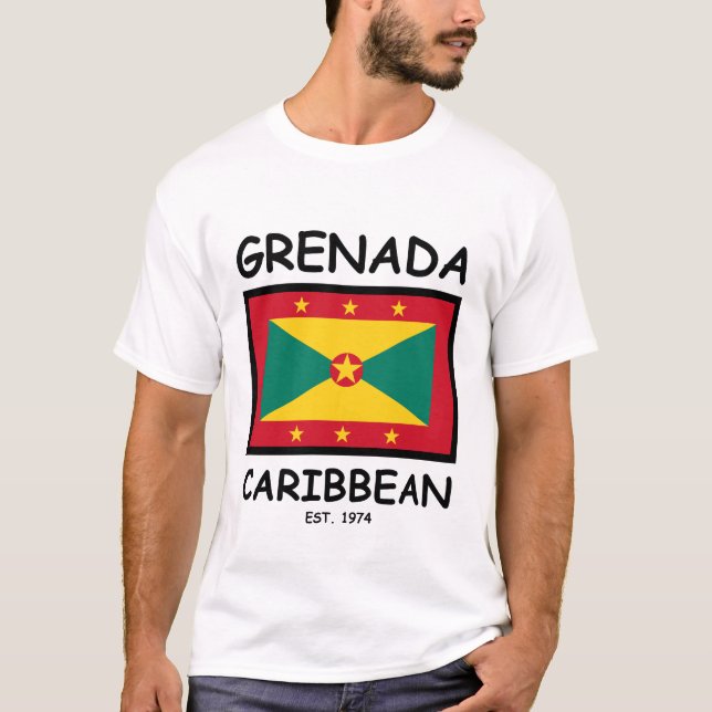Grenada flag T-Shirt (Vorderseite)