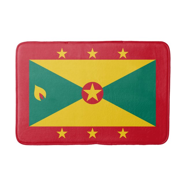Grenada-Flagge Badematte (Vorderseite)