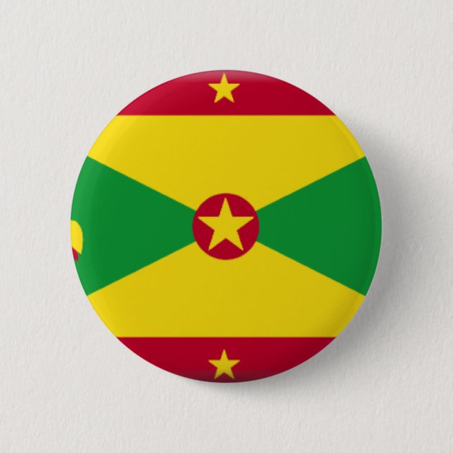 Grenada-Flagge Button (Vorderseite)