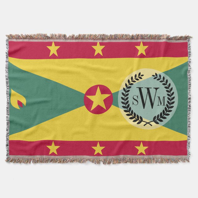 Grenada-Flagge Decke (Vorderseite)