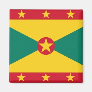 Grenada-Flagge GD Magnet