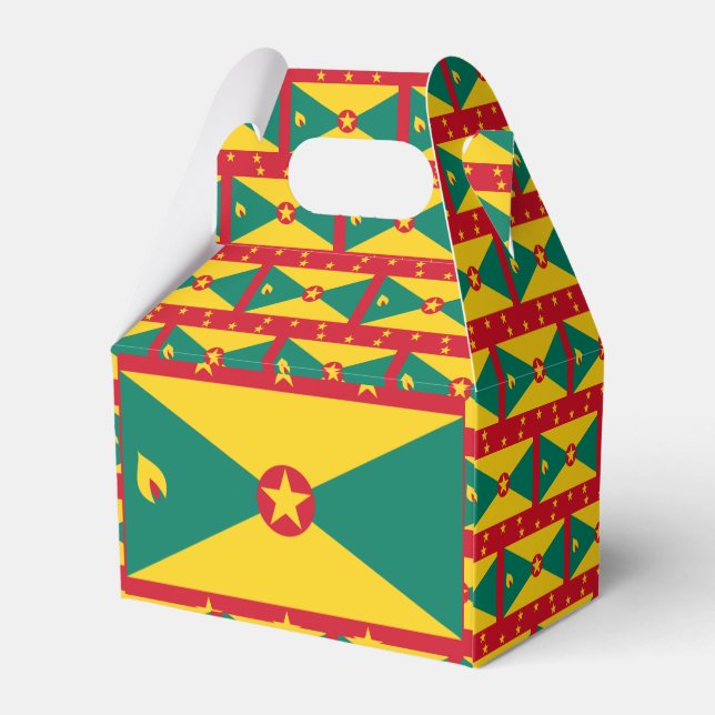 Grenada-Flagge Geschenkschachtel (Rückseite)