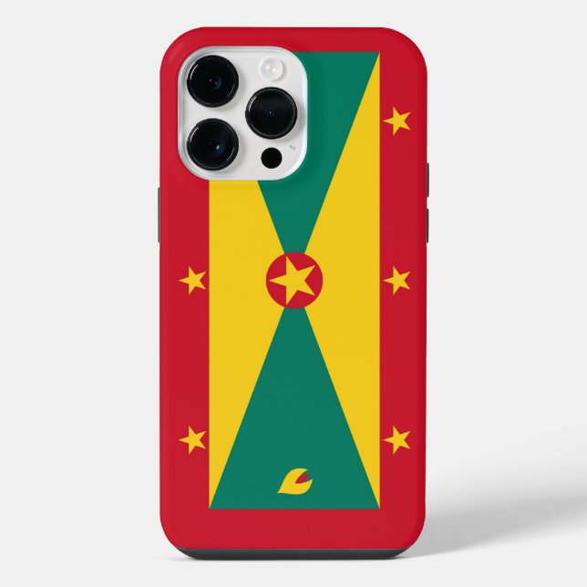Grenada-Flagge iPhone 14 Pro Max Hülle (Rückseite)