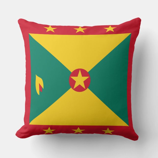 Grenada-Flagge Kissen (Vorderseite)
