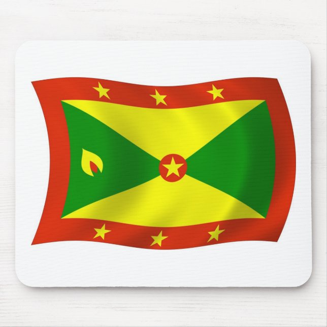 Grenada-Flagge-Mauspad Mousepad (Vorne)