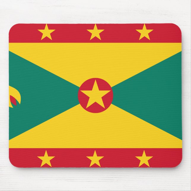 Grenada-Flagge Mousepad (Vorne)