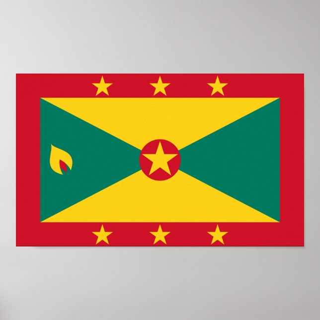 Grenada-Flagge Poster (Vorne)
