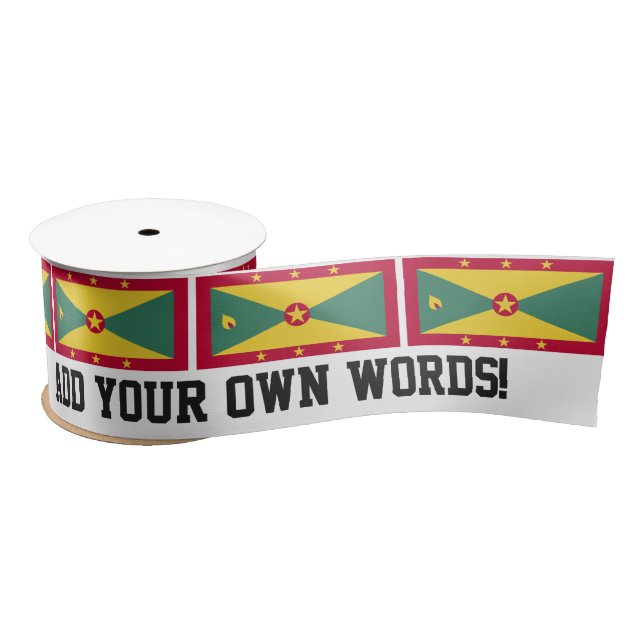 Grenada-Flagge Satinband (Spule)