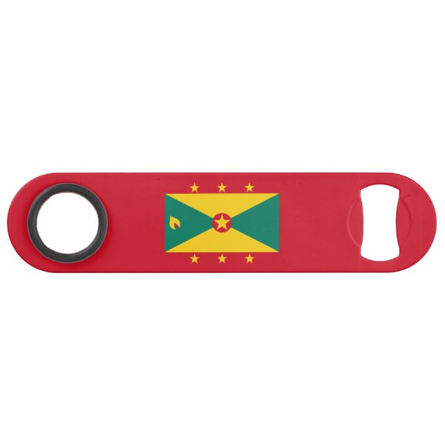 Grenada-Flagge Speed Flaschenöffner (Vorderseite (Horizontal))
