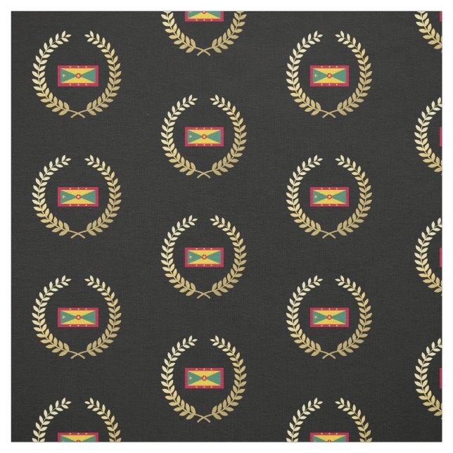 Grenada-Flagge Stoff (Muster)