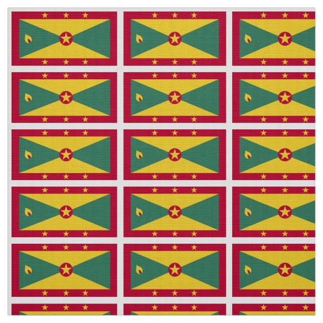 Grenada-Flagge Stoff (Muster)