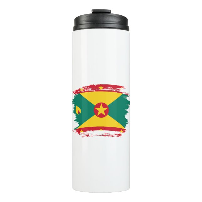 Grenada-Flagge Thermosbecher (Vorderseite)
