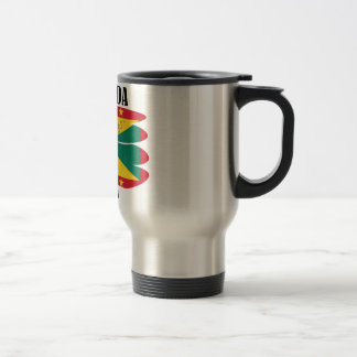 Grenada-Flaggen-Reise-Tasse Reisebecher