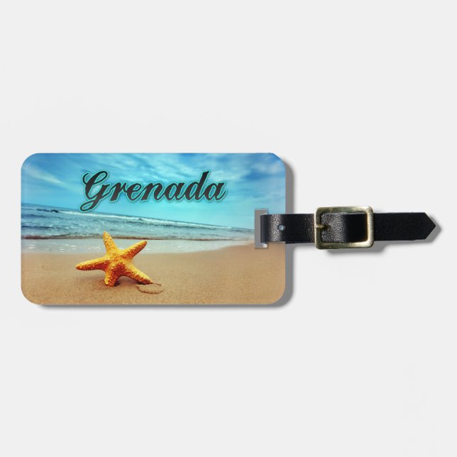 Grenada Gepäckanhänger (Vorderseite horizontal)