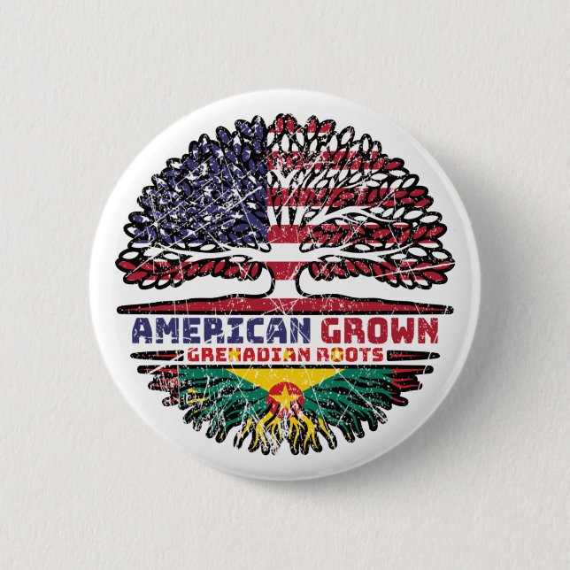 Grenada Grenadian US American United States Button (Vorderseite)