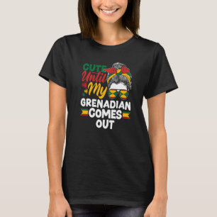 Grenada Grenadische Flagge Niedlich Bis Mein Grena T-Shirt