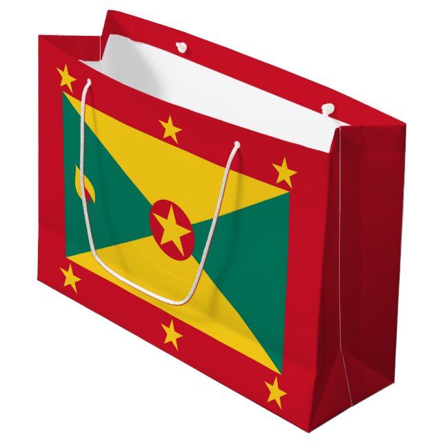 Grenada Große Geschenktüte (Vorderseite Schrägansicht)