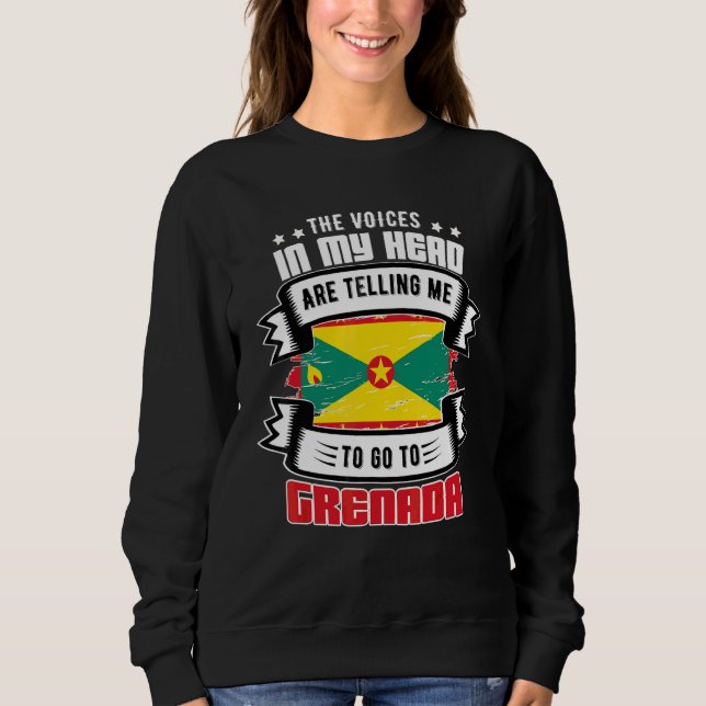Grenada in meinem Kopf Sweatshirt (Vorderseite)
