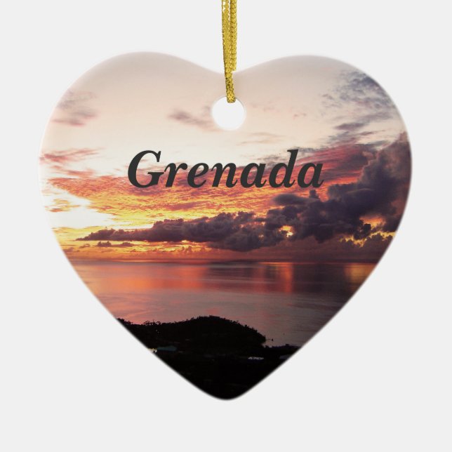 Grenada Keramik Ornament (Vorne)