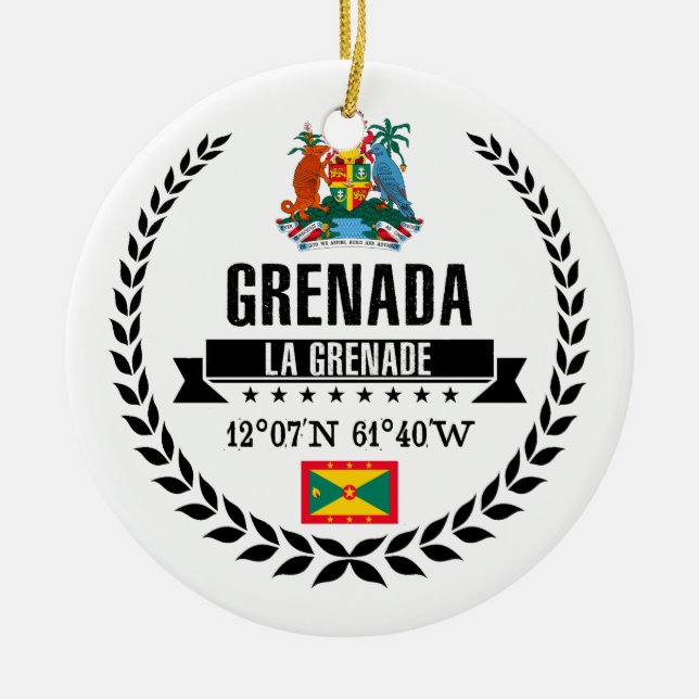 Grenada Keramikornament (Vorne)