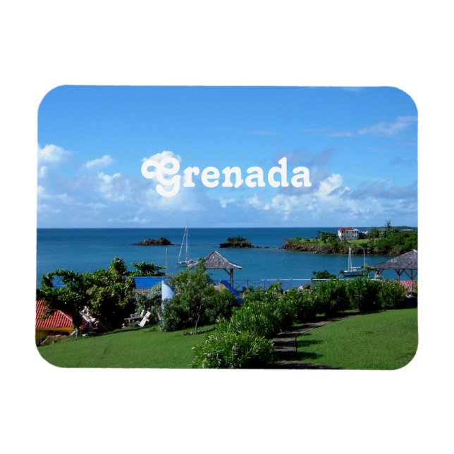 Grenada Landschaft Magnet (Horizontal)