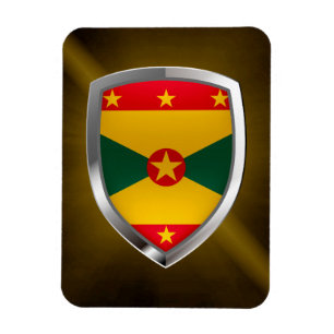 Grenada Mettalic Emblem Magnet
