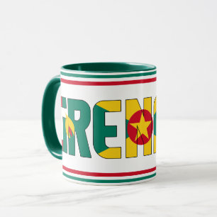 Grenada National Flag Patriotic Kaffee Tasse