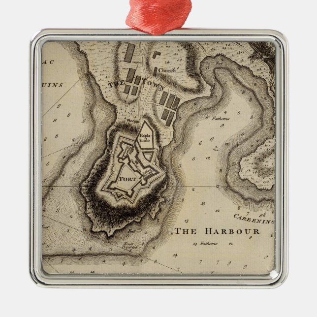 Grenada Ornament Aus Metall (Vorne)
