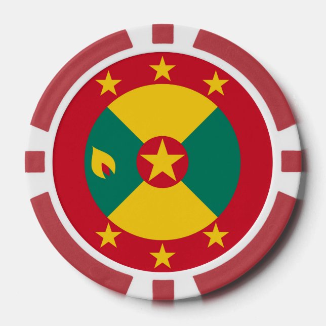 Grenada Pokerchips (Vorderseite)