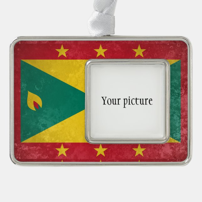 Grenada Rahmen-Ornament Silber (Vorderseite)