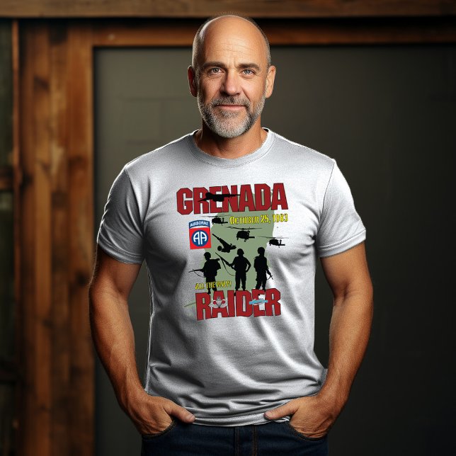 Grenada Raider 82. ABN Light T - Shirt (Von Creator hochgeladen)