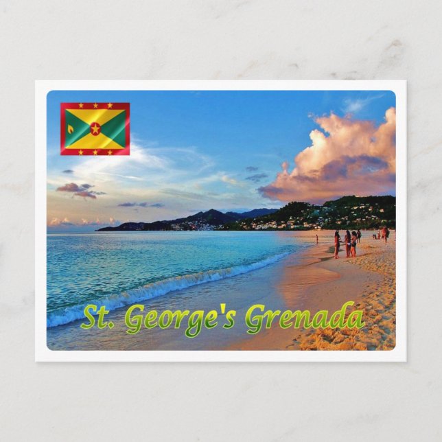 Grenada - Saint George - Grand Ans Beach - Postkarte (Vorderseite)