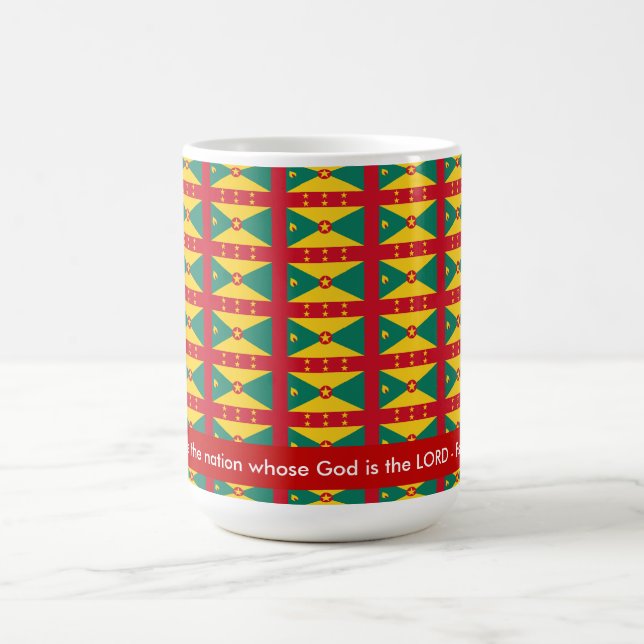 GRENADA TASSE CARRIACOU Christliche Schrift Psalm (Mittel)