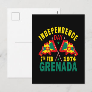 Grenada Unabhängigkeitstag Feiertagspostkarte