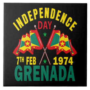 Grenada Unabhängigkeitstag Fliese