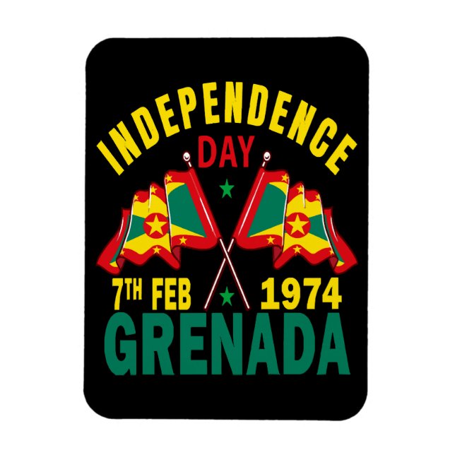 Grenada Unabhängigkeitstag Magnet (Vertikal)