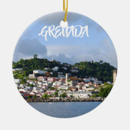 Grenada Urlaub Panorama Weihnachtsschmuck