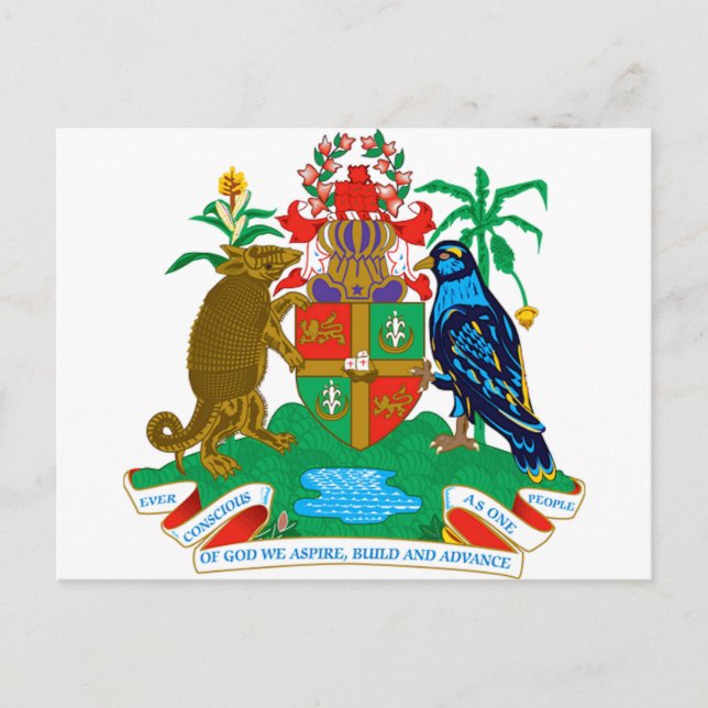 Grenada-Wappen Postkarte (Vorderseite)