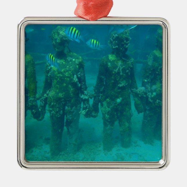 Grenadaunterwasserskulptur-Park Ornament Aus Metall (Vorne)