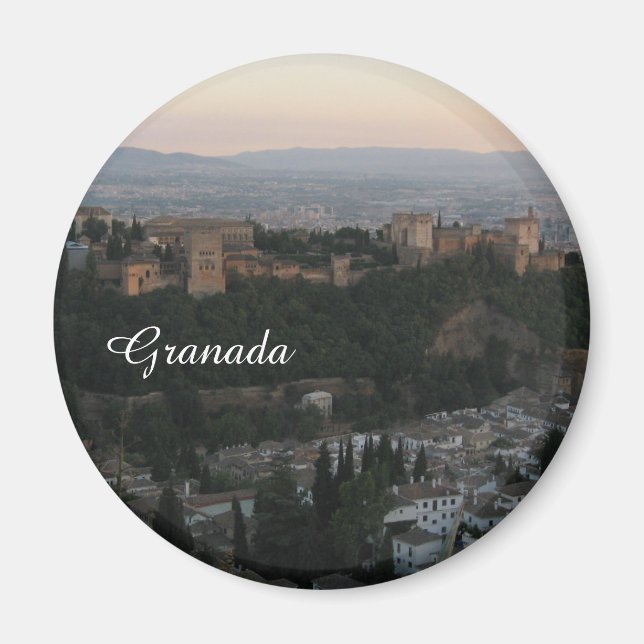 Grenade, Espagne Voir la norme photo, Magnet 5,7 C (Devant)