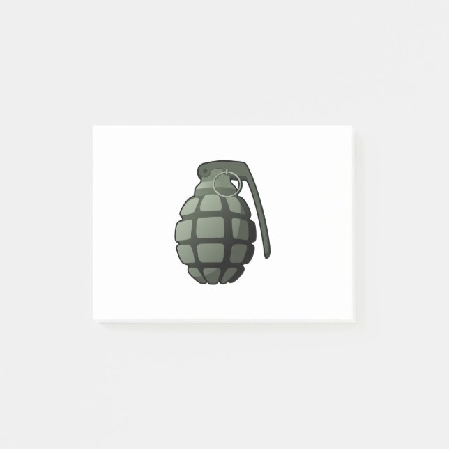 Grenade Post-it Klebezettel (Vorderseite)