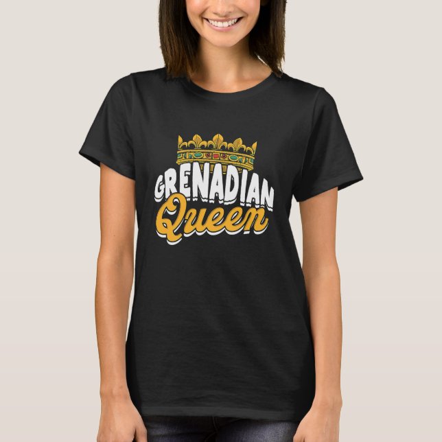 Grenadian queen  Grenada Spicemas Festival Celebra T-Shirt (Vorderseite)