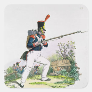 Grenadier-Schutz Quadratischer Aufkleber