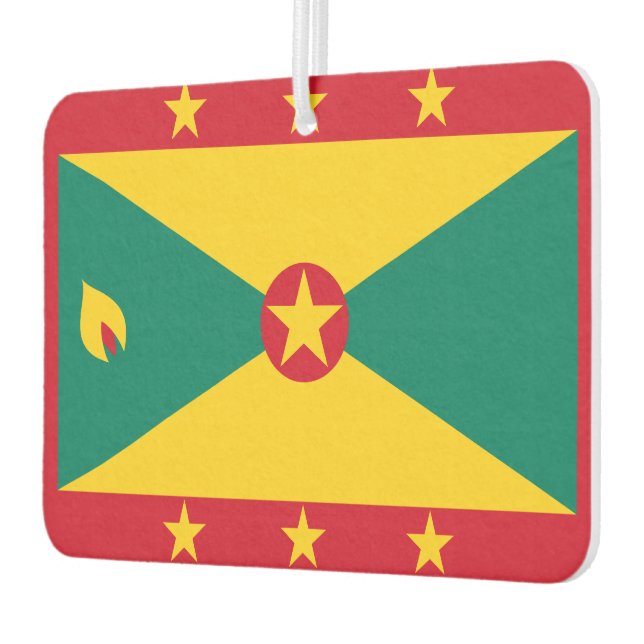 grenadische Flagge Autolufterfrischer (Links)