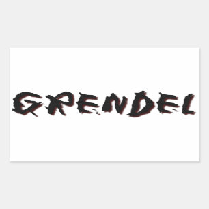Grendel Rechteckiger Aufkleber