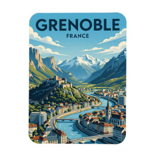 Grenoble Frankreich Magnet